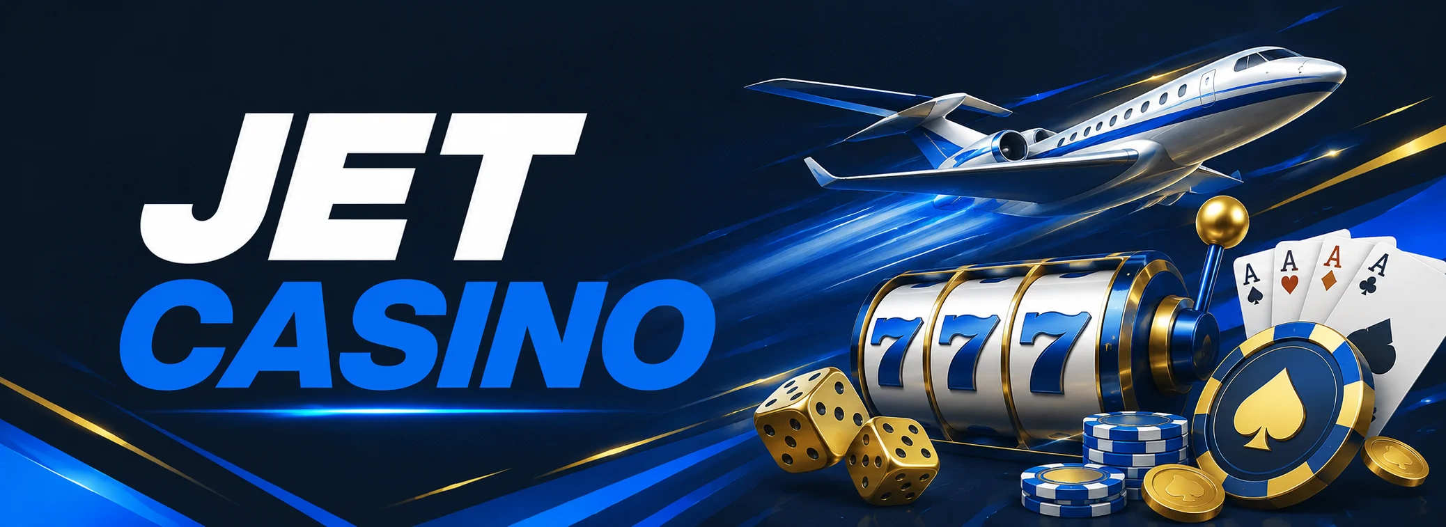 Jet Casino Deutschland Banner mit Willkommensbonus 2.000 Euro und 50 Freispielen